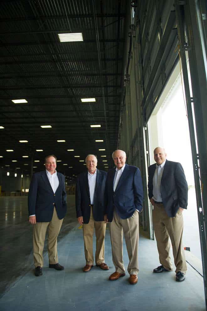 The Ruthvens in a warehouse